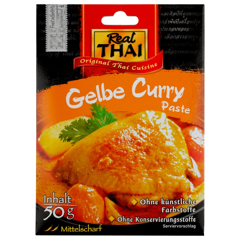 Real Thai Gelbe Curry-Paste 50g